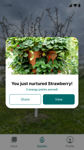 Plant nurture celebration